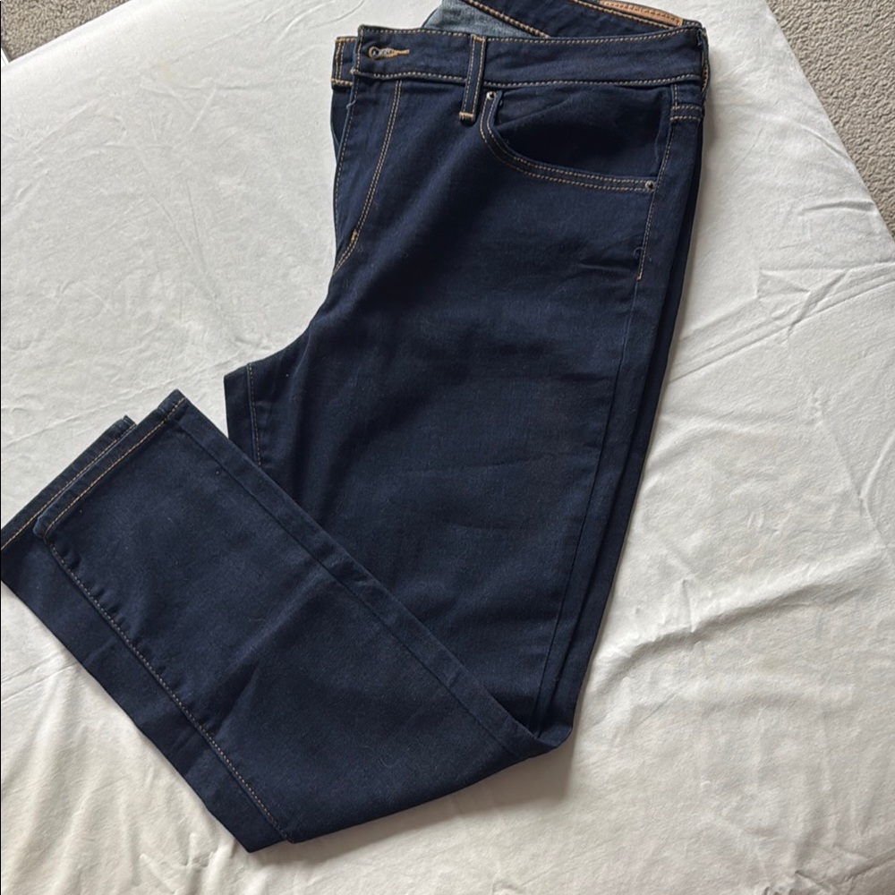 Dark Blue Denim Jeans
